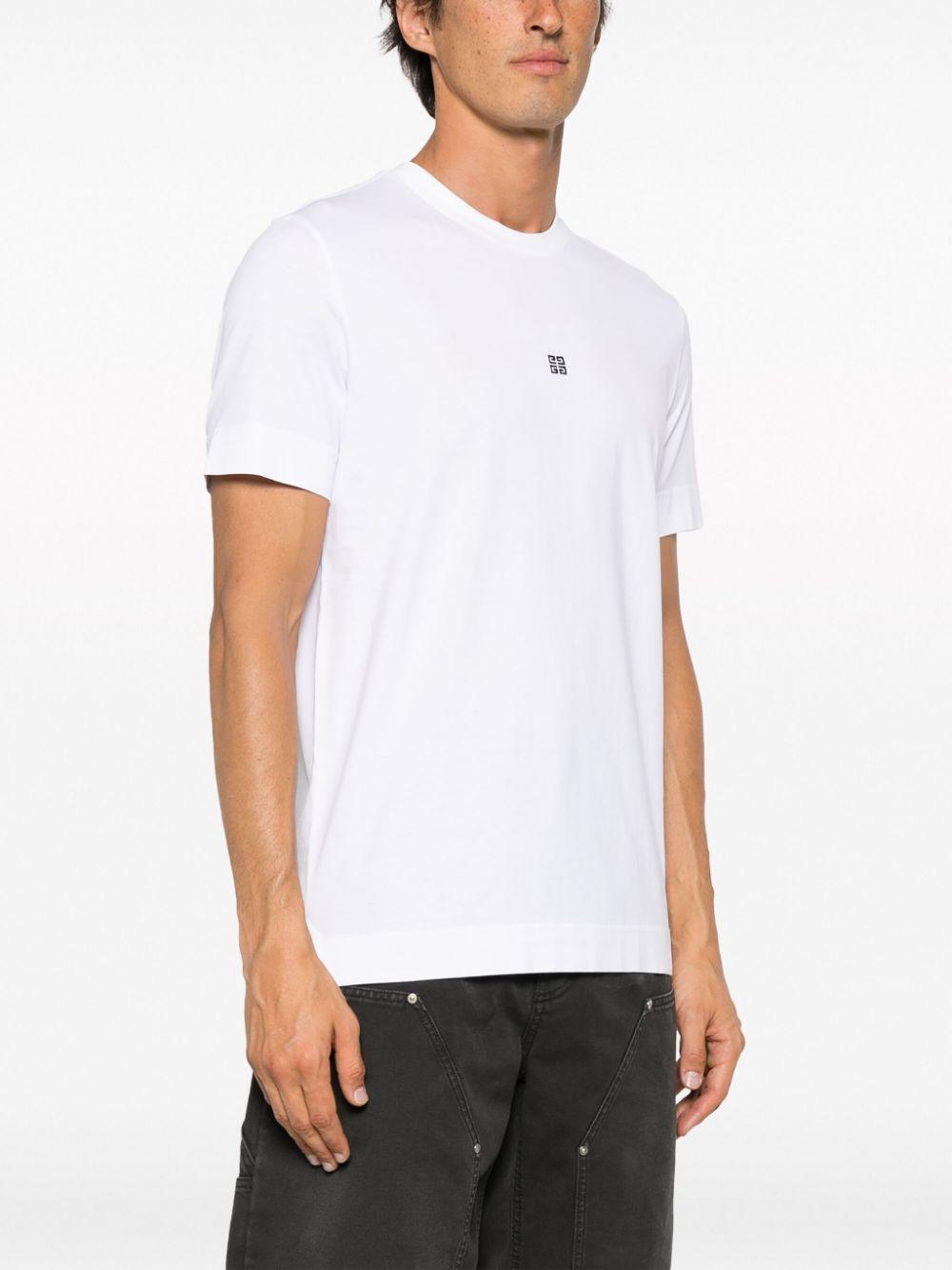 Logo-embroidered cotton T-shirt<BR/><BR/><BR/> BM716G3YCD. 100 GIVENCHY