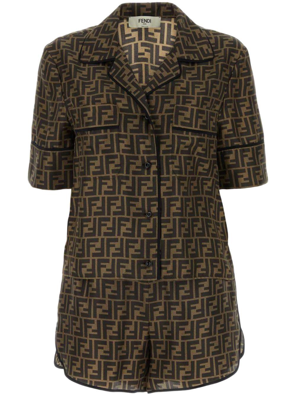 silk pyjamas FE5085 A8G3F118W FENDI