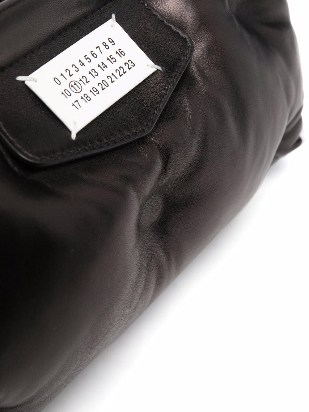Black leather small Glam Slam bag S56WF0160 P4300T8013 MAISON MARGIELA