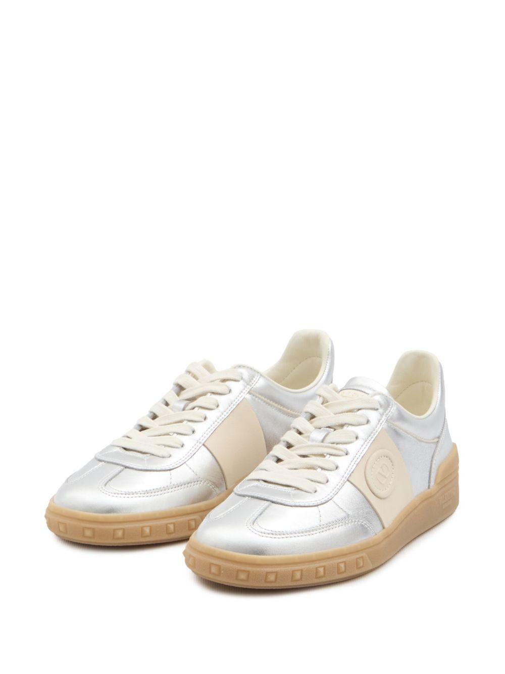 Upvillage Trainer In Laminated Calfskin With Nappa Calfskin Leather Band 8W2S0IL9HEJ BJU VALENTINO GARAVANI