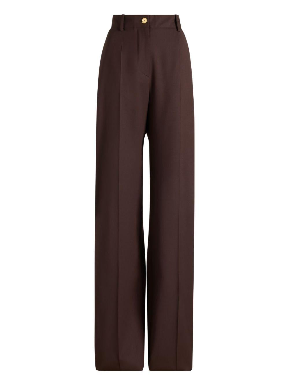Iconic long trousers in sustainable technical wool TR0020103 812B PATOU