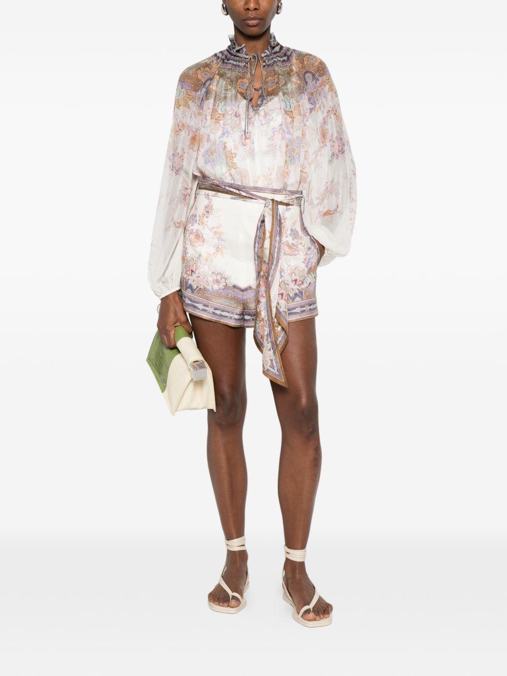 Luna Scarf Tie Short 5214AS261 CBPA ZIMMERMANN