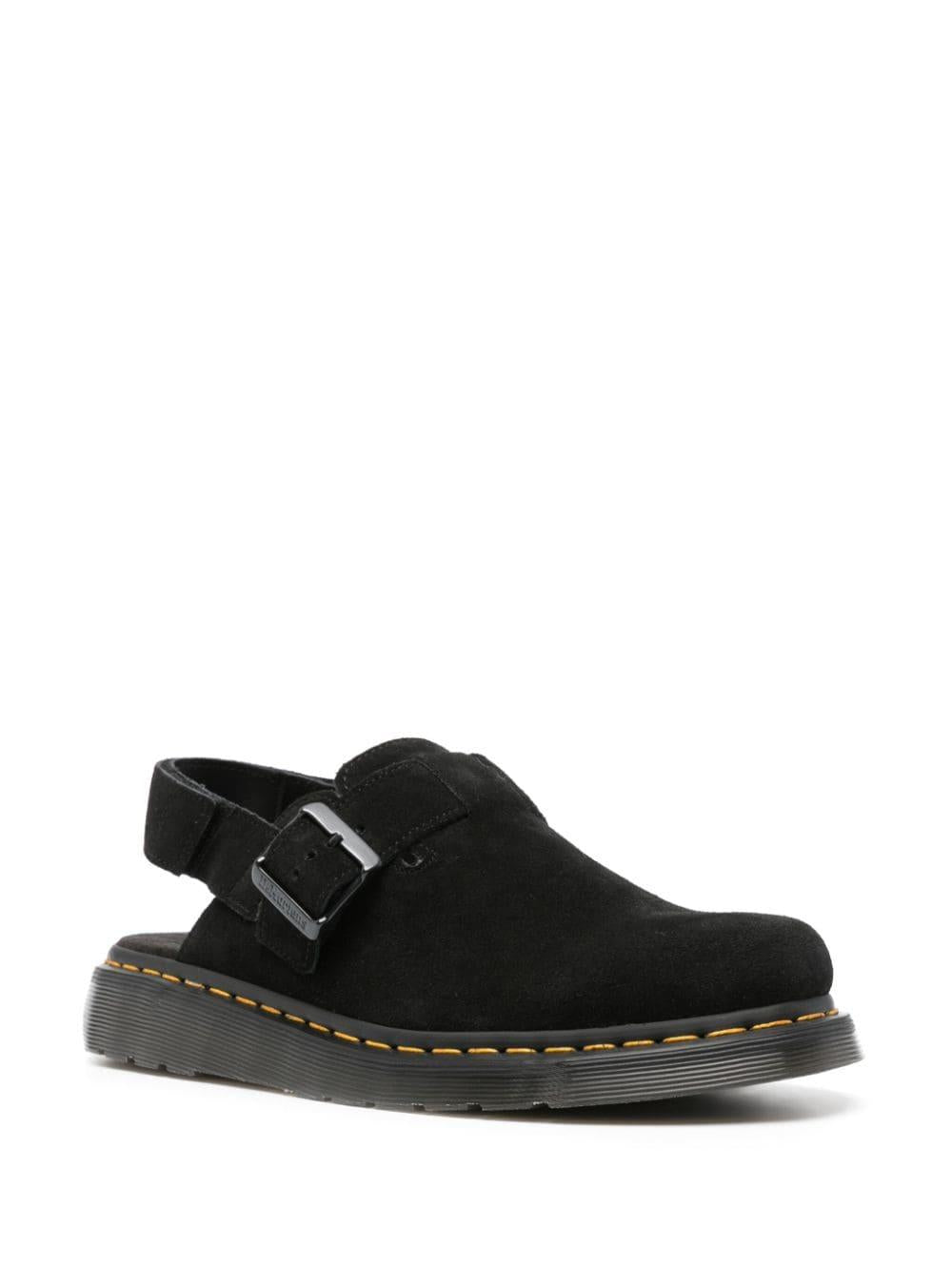 Jorge II suede sandals<BR/><BR/><BR/> 31563001 JORGE IIBLACK E.H. SUEDE DR. MARTENS