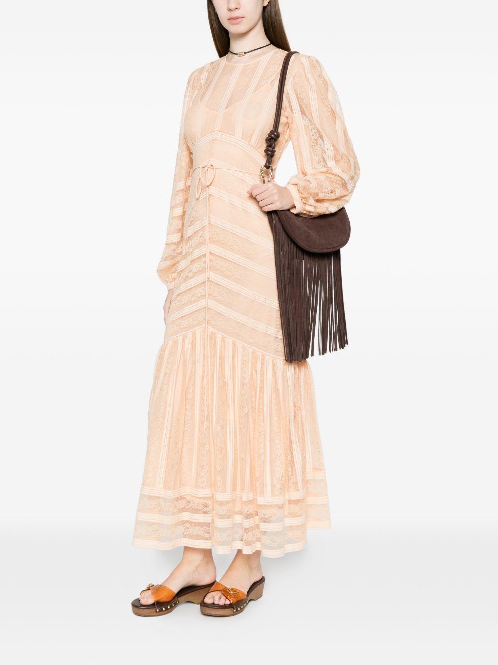 Long striped lace dress 261TP2542 S2152711750 TWINSET