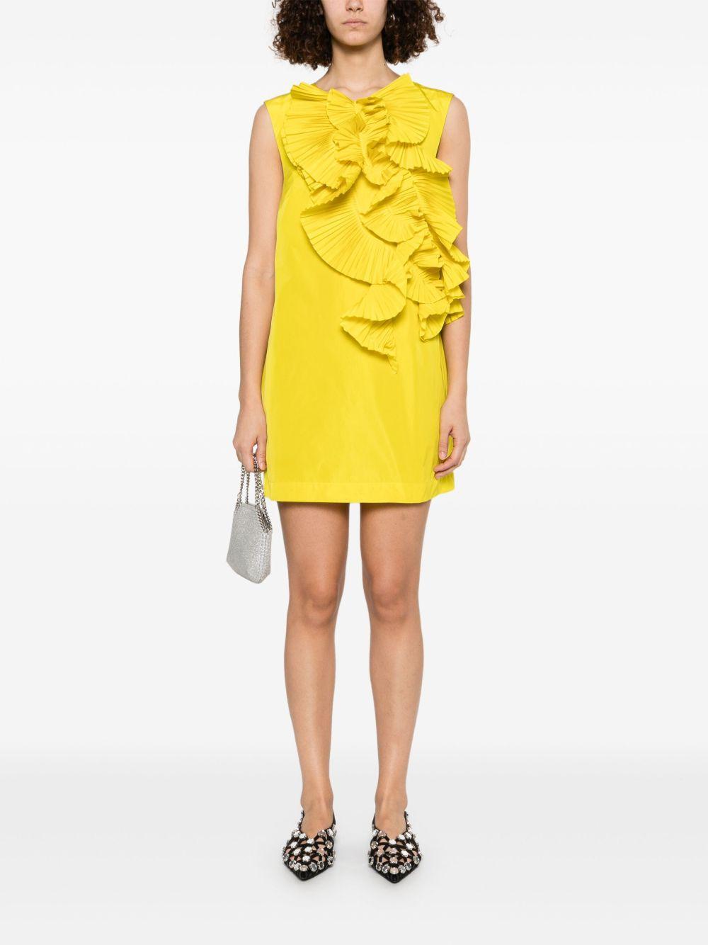 Ruffled-detail mini dress D731358 PIMPY016 P.A.R.O.S.H.