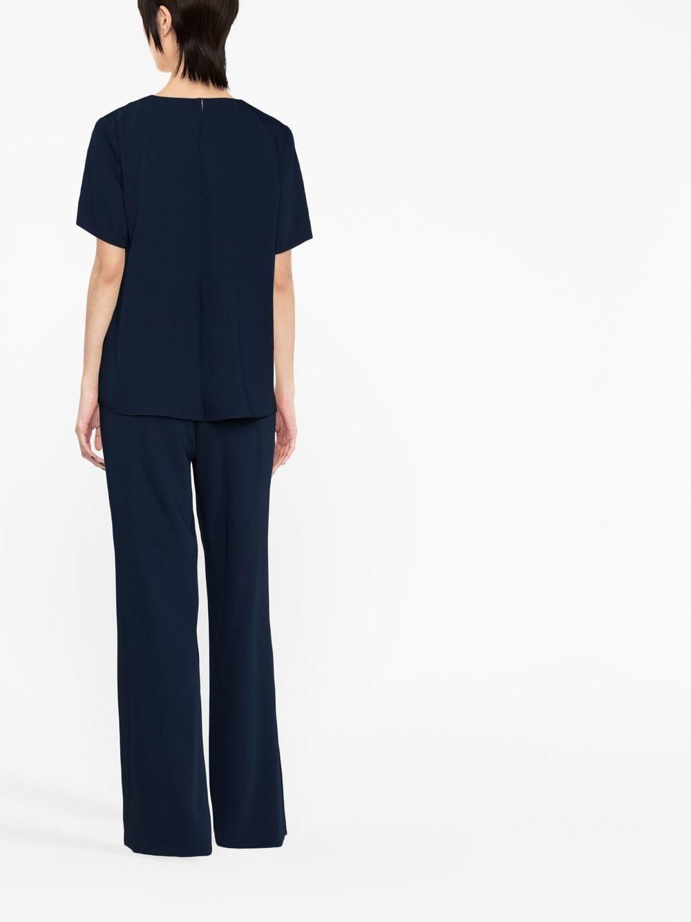 Short-sleeved cady blouse D312430 PANTY012 P.A.R.O.S.H.