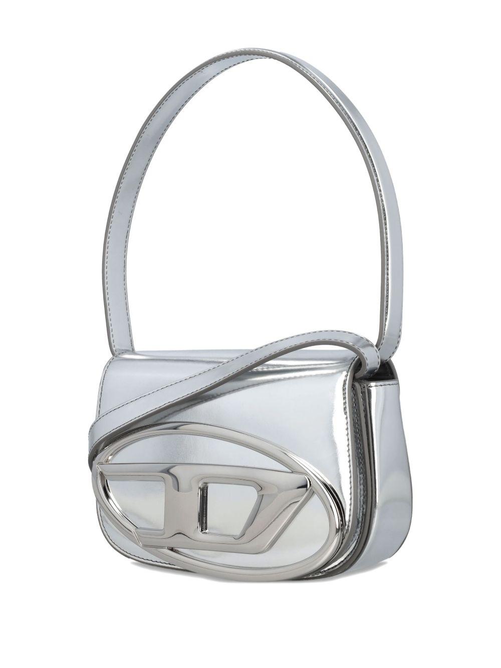 1DR-Iconic Mirrored Leather Shoulder Bag X08396 PS202H0535 DIESEL