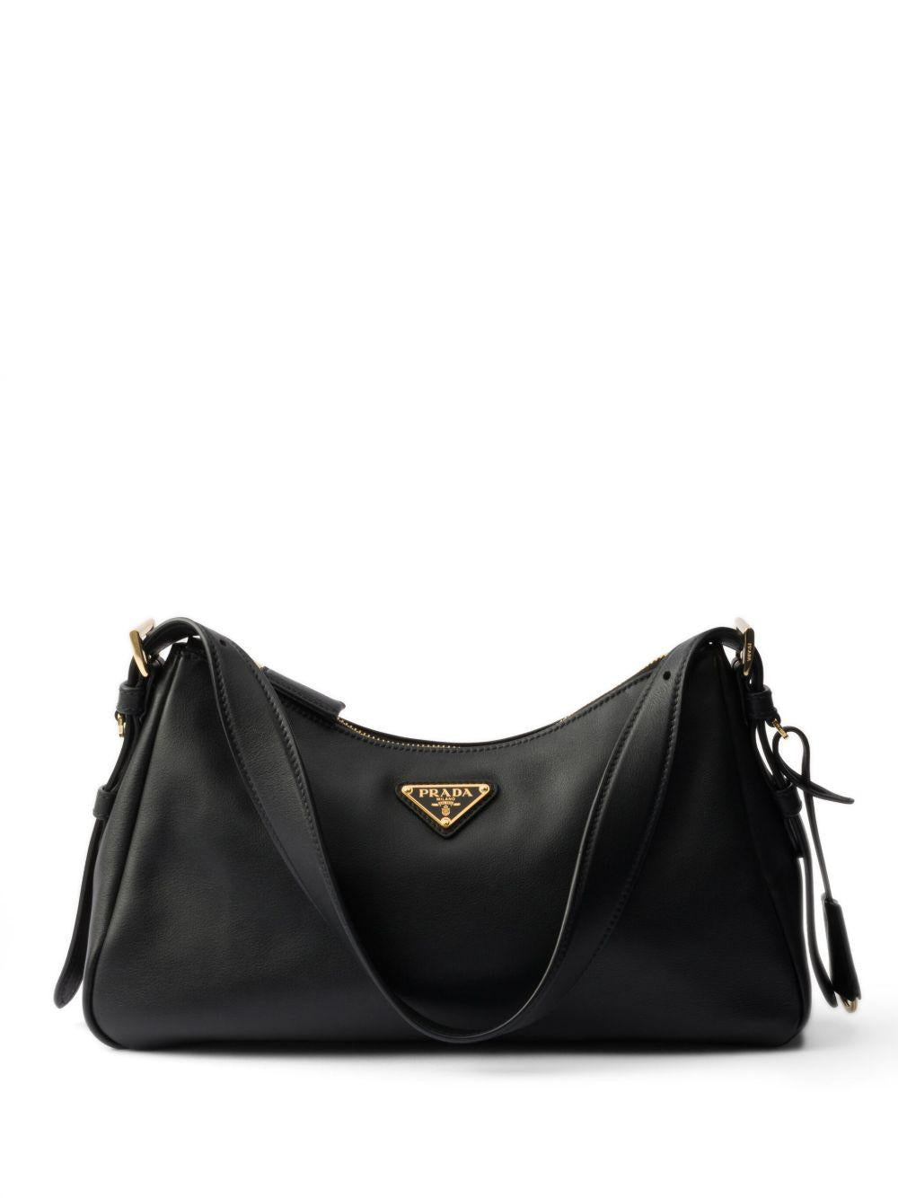 Prada Aimée medium leather shoulder bag 1BC2292CYS V-LVMF0002 PRADA