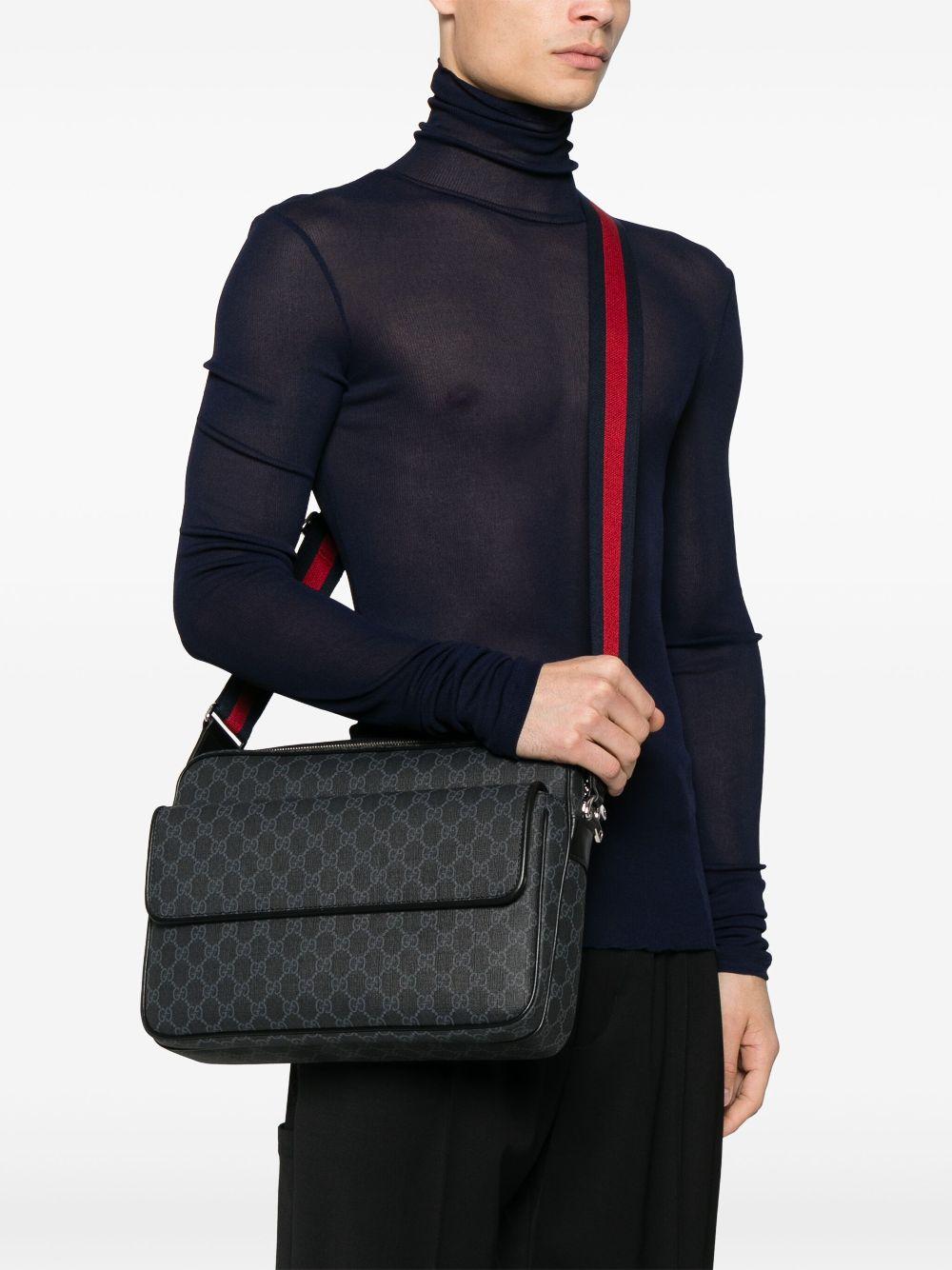 GG-print shoulder bag<BR/><BR/><BR/> 822071 FADJA1042 GUCCI