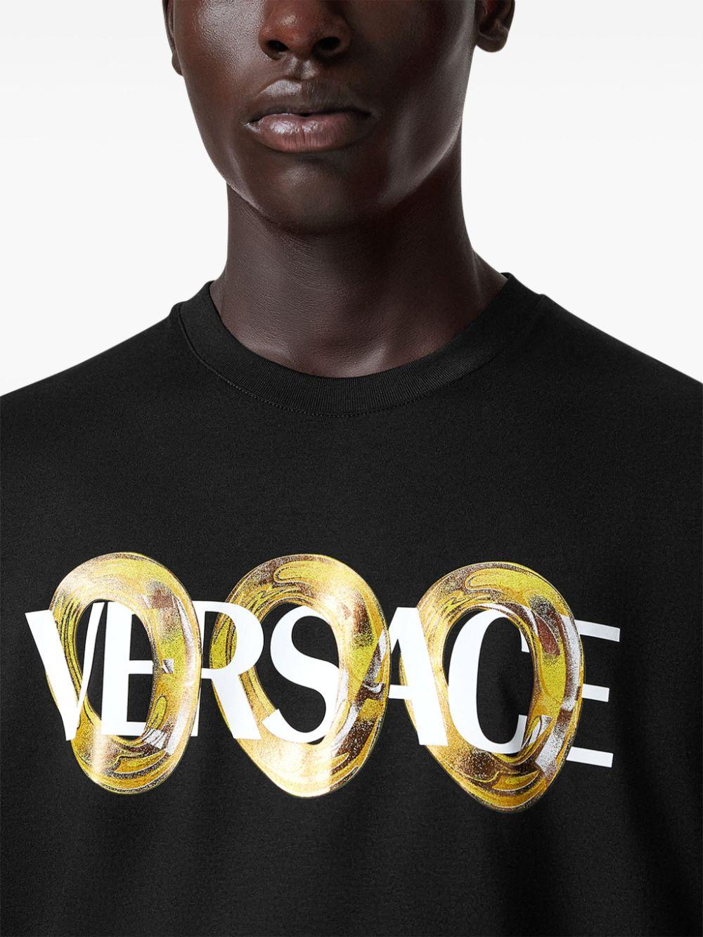 Logo t-shirt<BR/><BR/><BR/> 1013302 1A134012B510 VERSACE