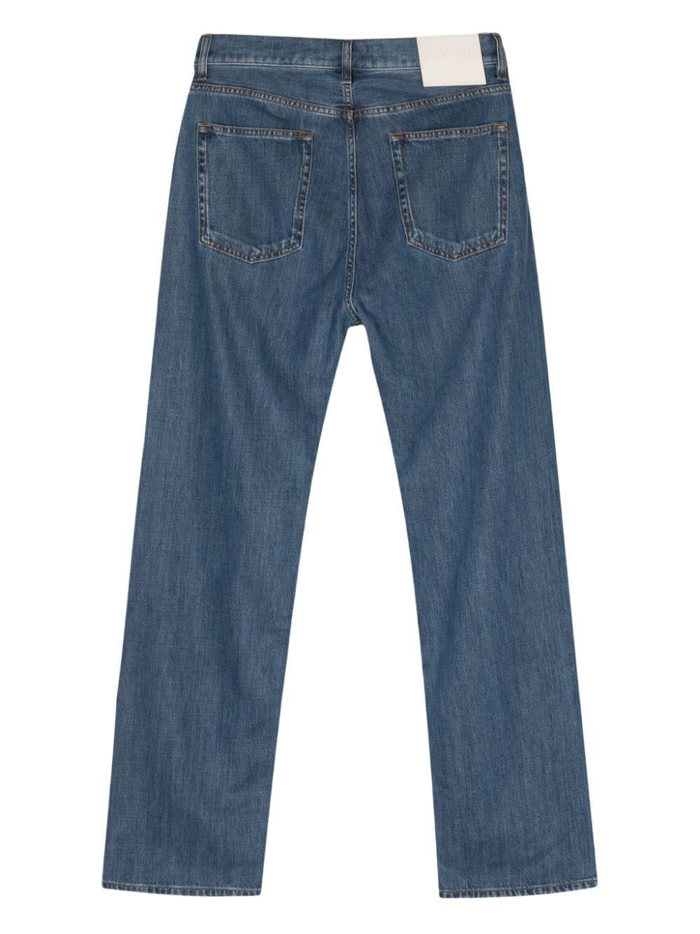Straight-leg washed jeans<BR/><BR/><BR/> 5V3DE03SAA3 558 VALENTINO GARAVANI