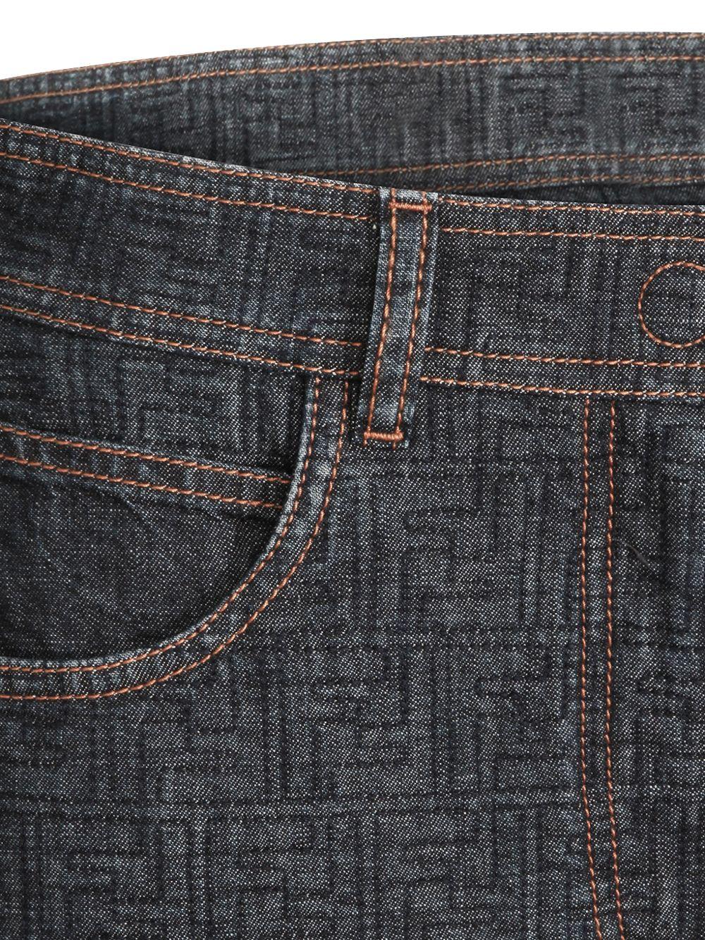 FF denim skirt FLQ604 AW82F1UKI FENDI