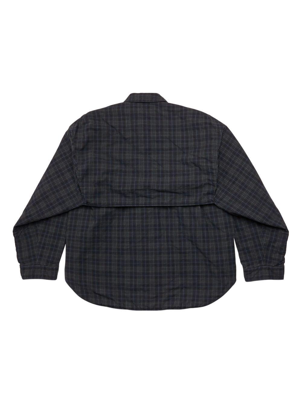 Checked-pattern long-sleeve shirt 751728 TOM172952 BALENCIAGA