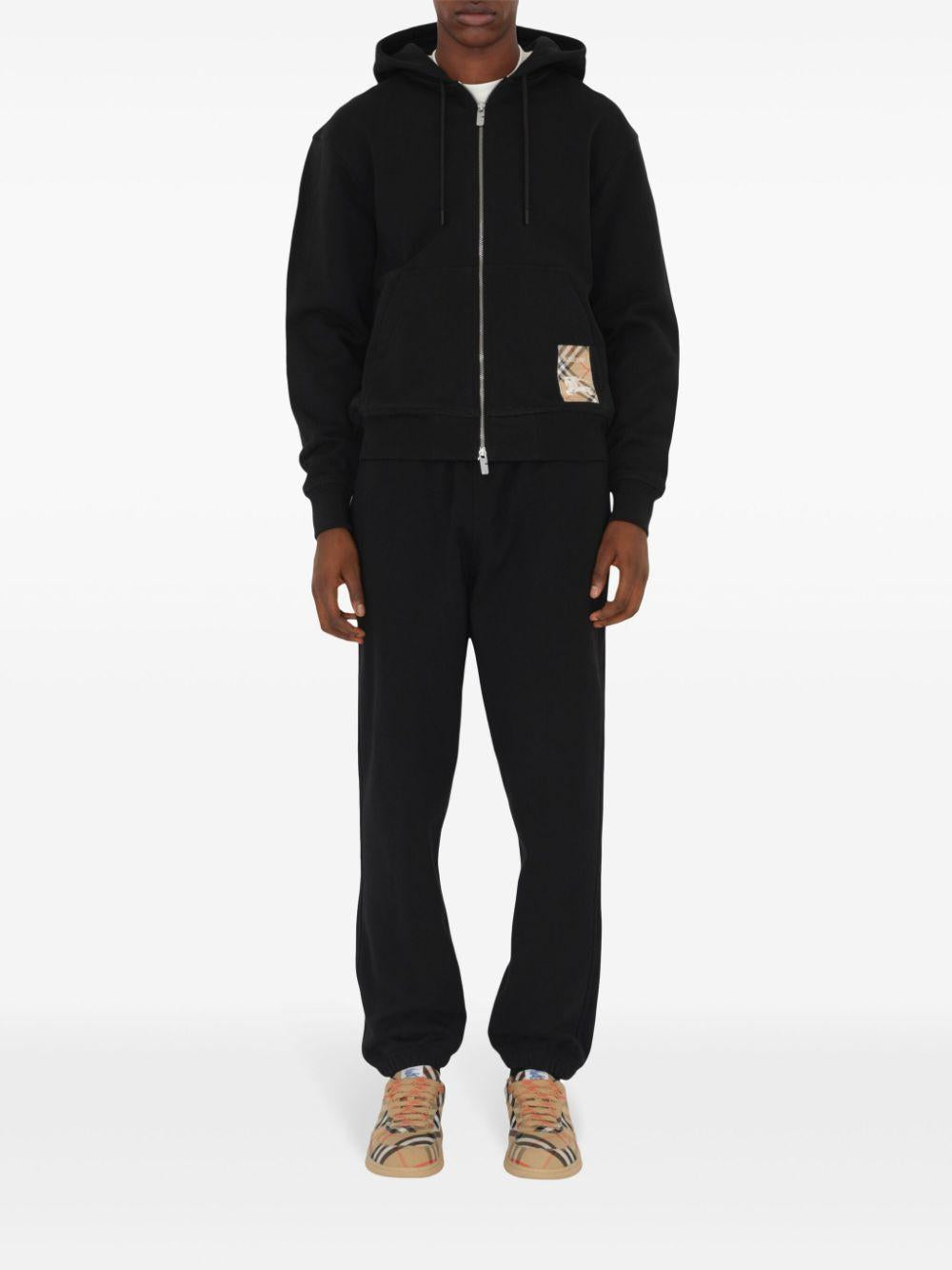 Checked cotton track pants<BR/><BR/><BR/> 8102278 A1189 BURBERRY