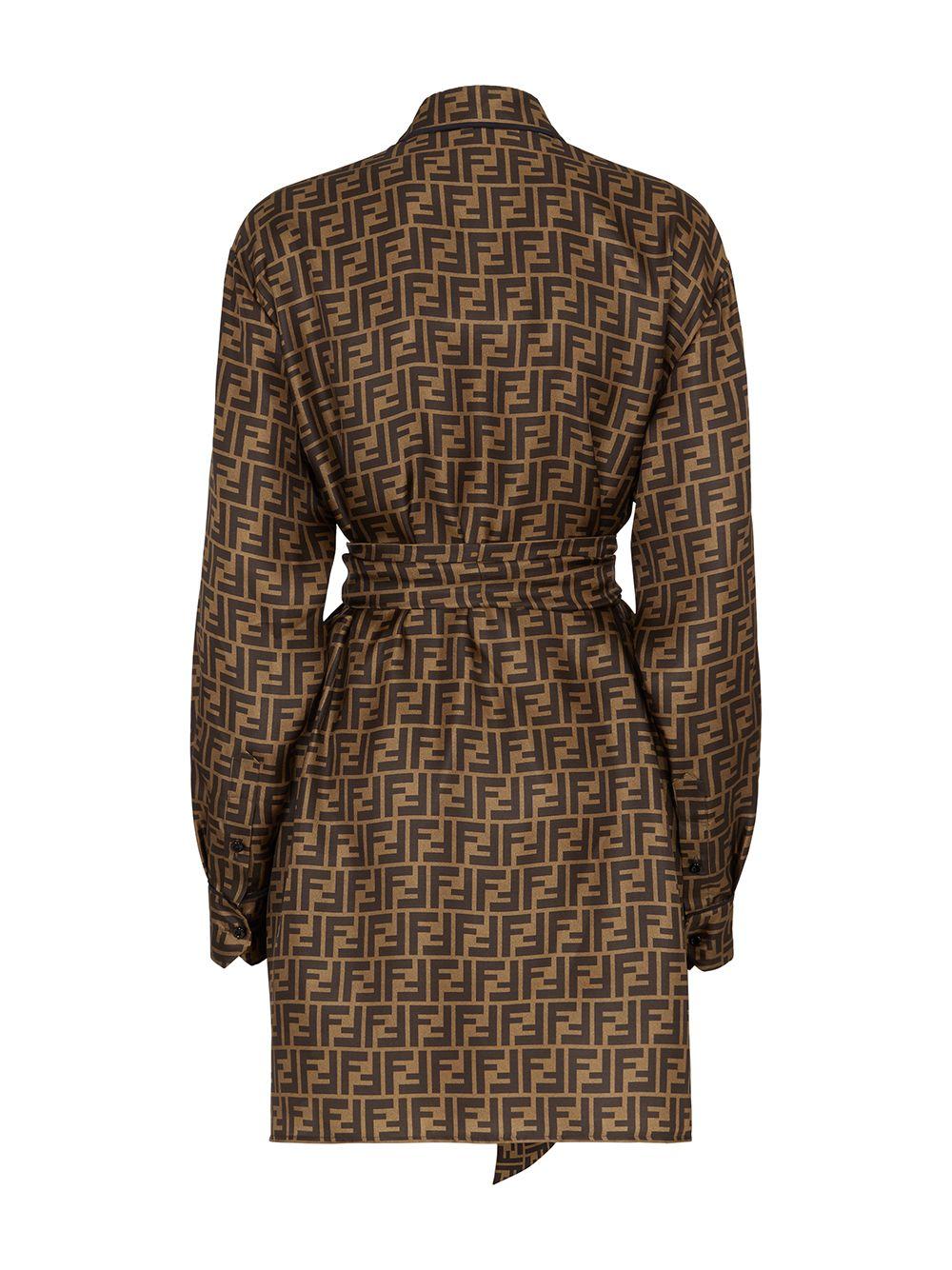 FF print shirtdress<BR/><BR/> FDB613 A8G3F1440 FENDI