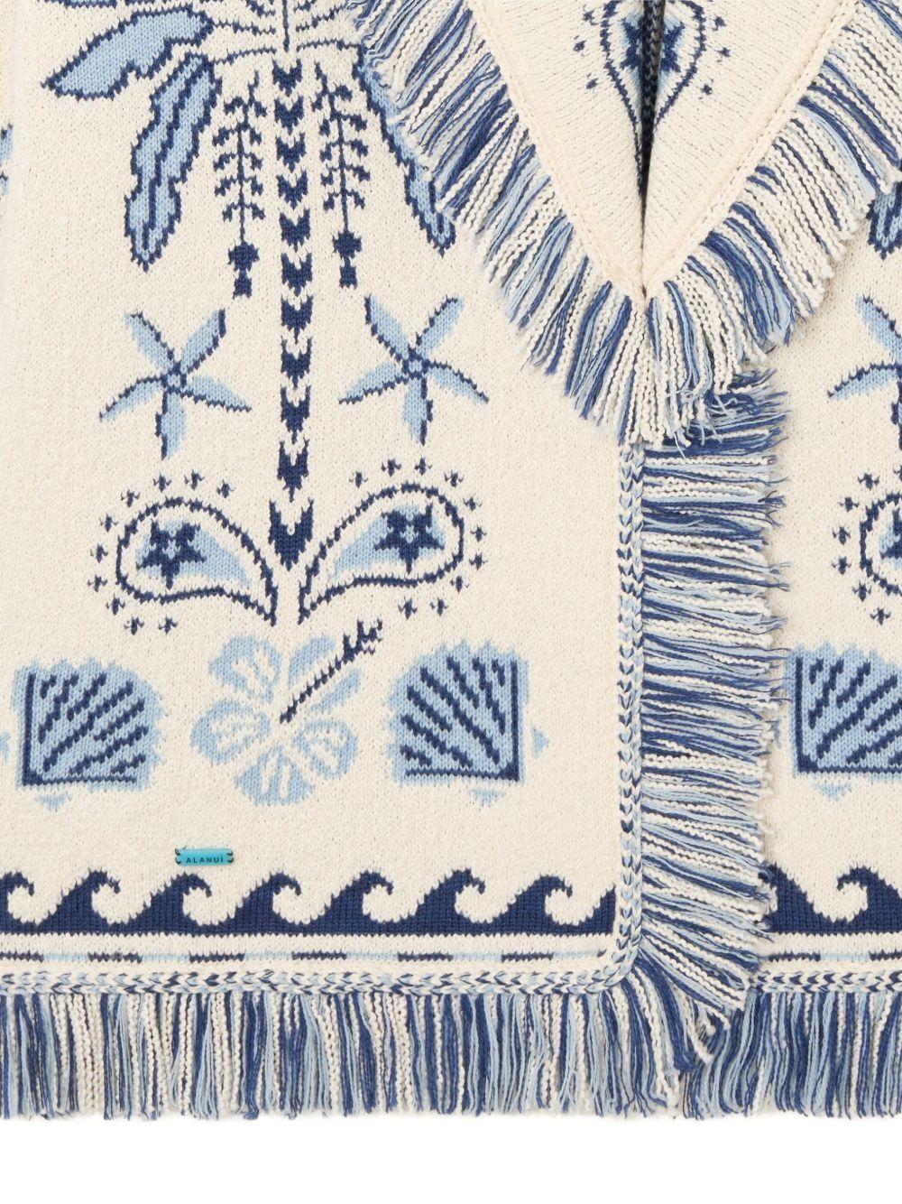 Echoes Of The Island Cardigan LWHB064R26KNI003 OF45 ALANUI