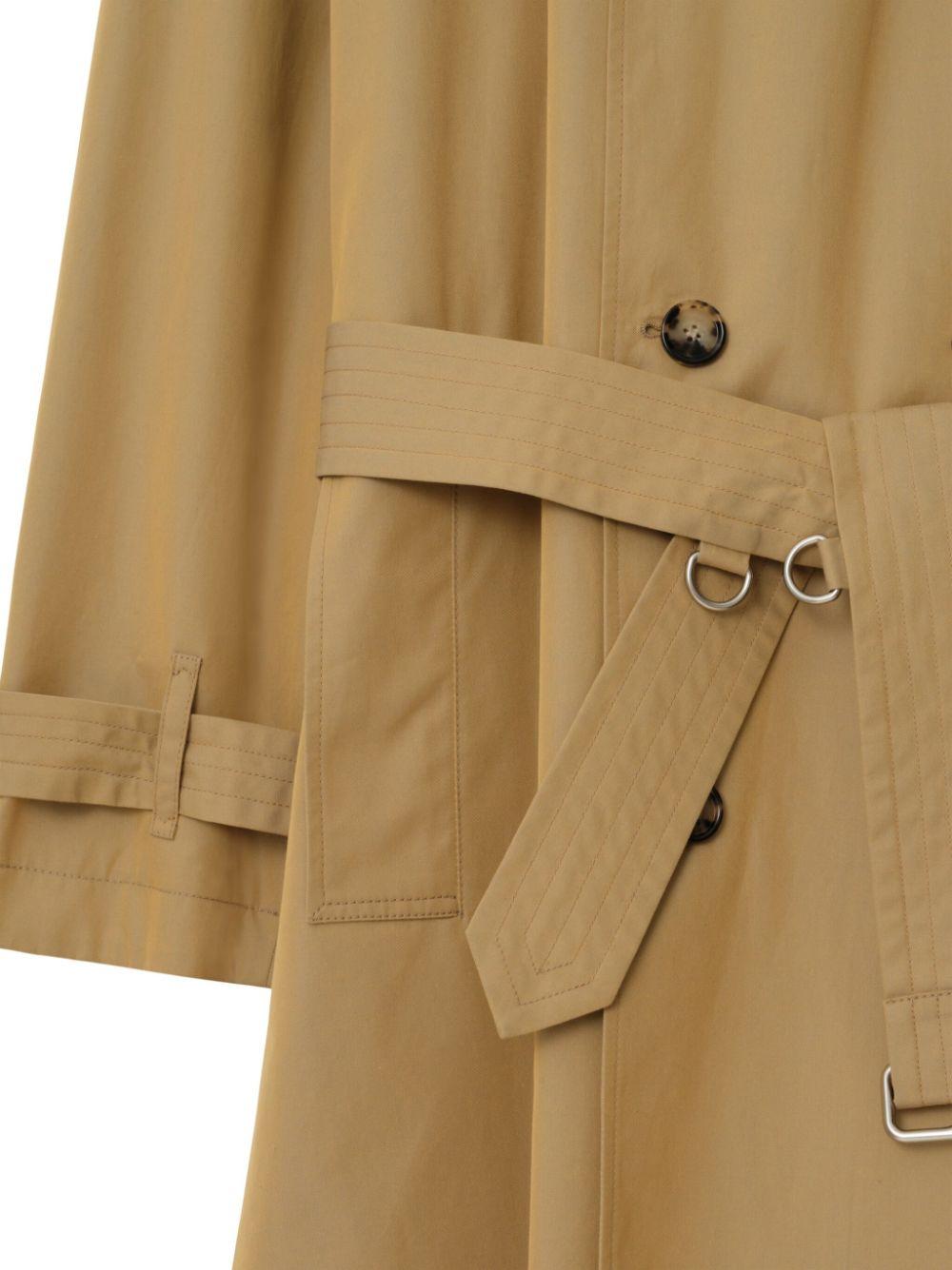 Long garbadine trench coat<BR/><BR/><BR/> 8087617 SPELT BURBERRY