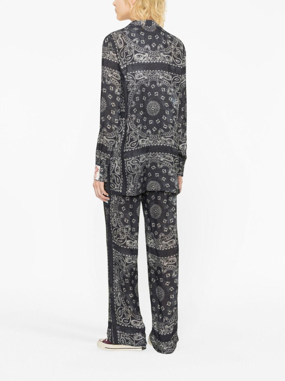 Bandana-print shirt<BR/><BR/> GWP00819 P00125760318 GOLDEN GOOSE