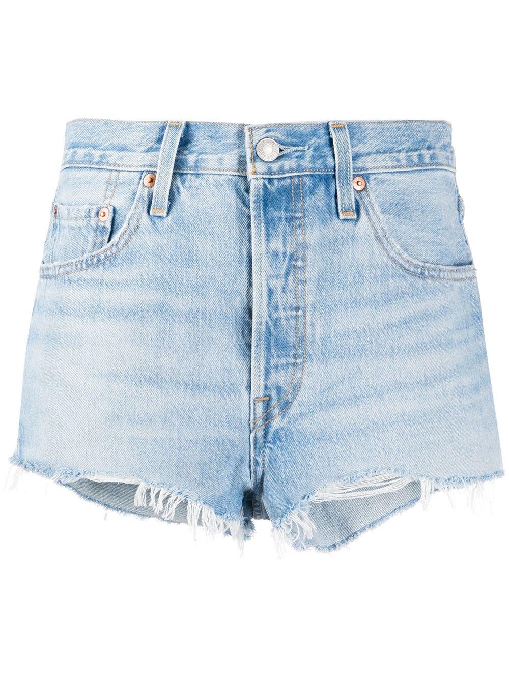 Distressed denim shorts<BR/><BR/><BR/> 56327 0086 LEVI'S
