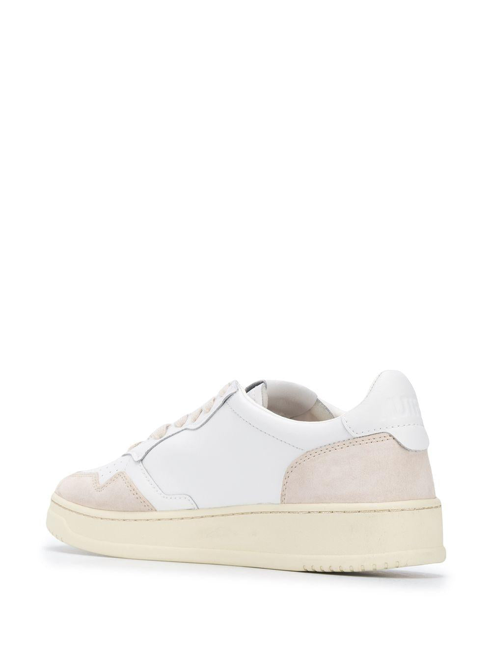 Sneakers Medalist low in pelle e suede AULM LS33WHITE AUTRY