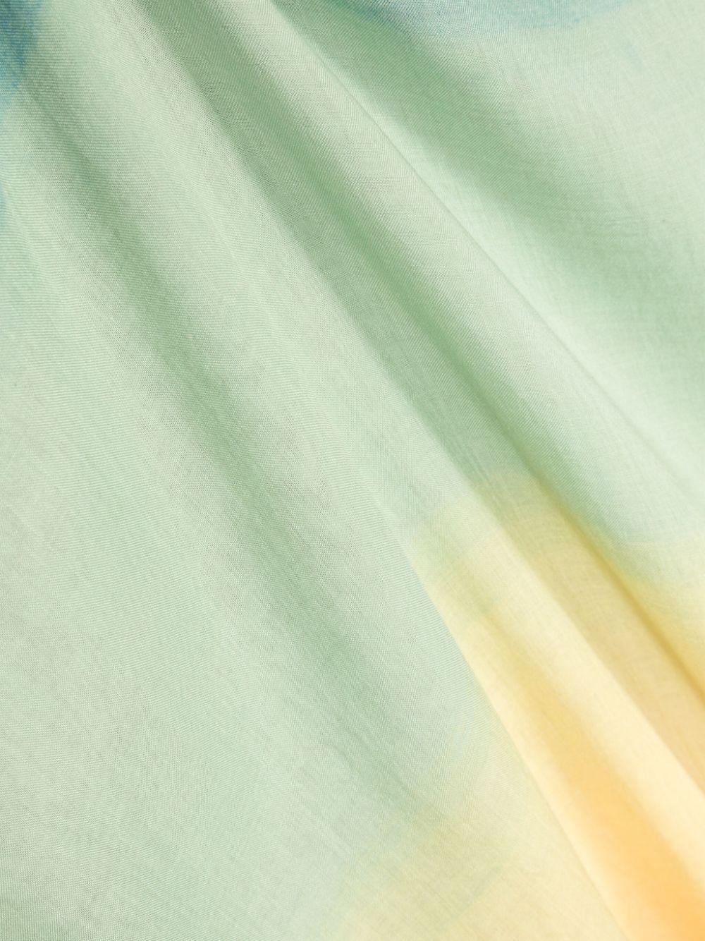 Rainbow-motif scarf<BR/><BR/> E24 2021 89100 FALIERO SARTI