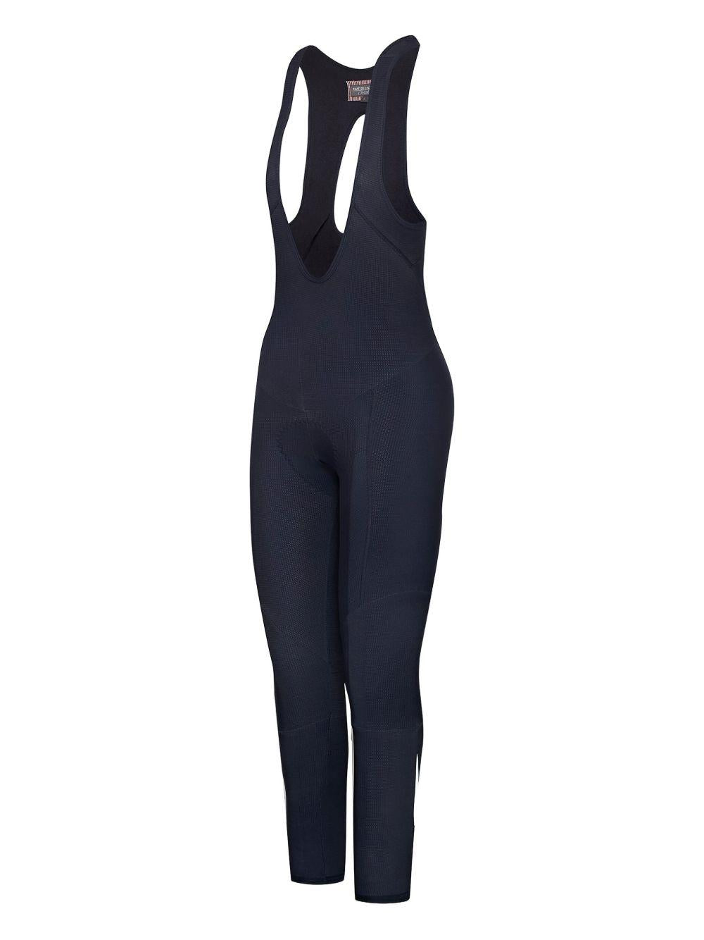 Brushed Bib Tights MARIE NAVY CAFÉ DU CYCLISTE