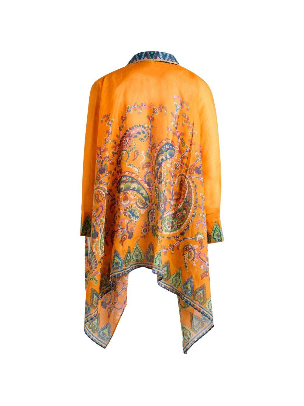 Printed ramie blouse WRPA0031 AKF35X0852 ETRO