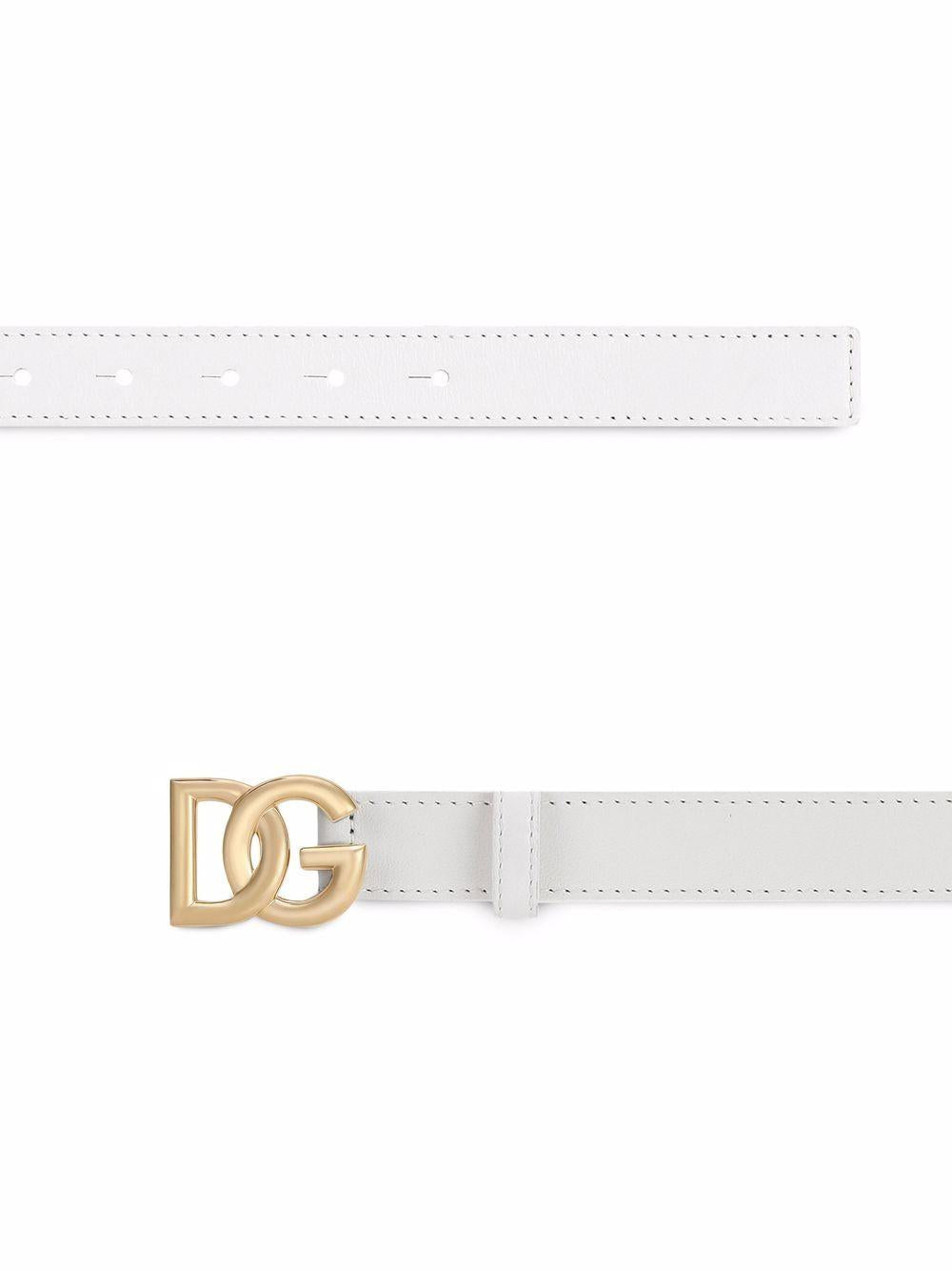Calfskin belt with DG logo BE1447 AW57680002 DOLCE & GABBANA