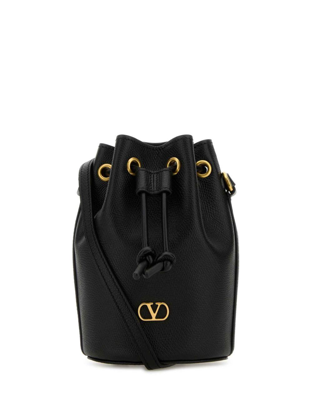 Leather bucket bag<BR/><BR/><BR/> 6W2P0AJ2SNP 0NO VALENTINO GARAVANI