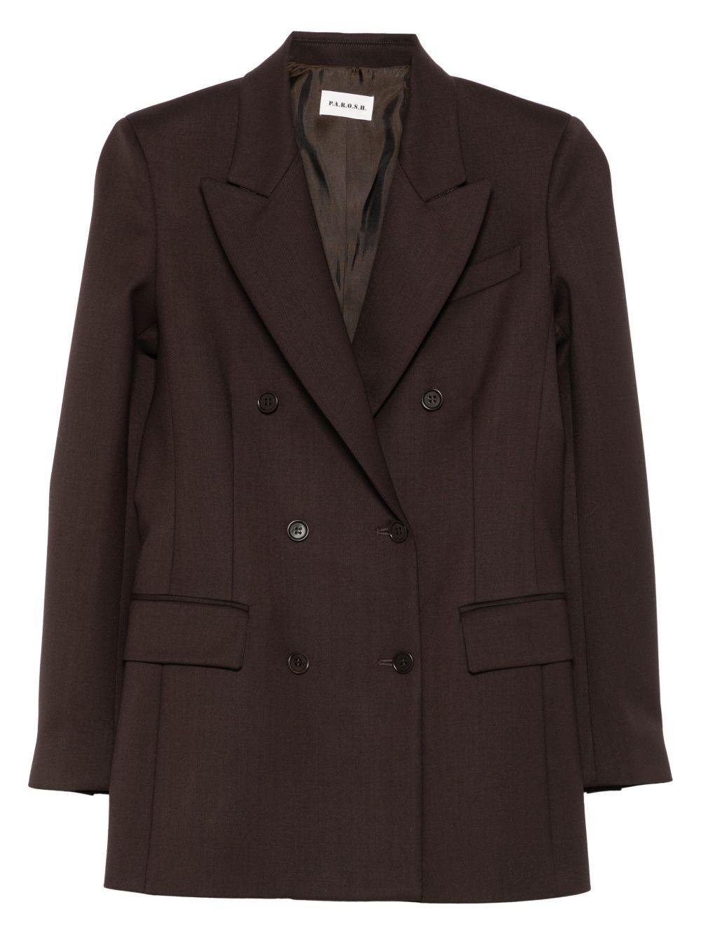 GABARDINE BLAZER D420436 LILIUXY25086 P.A.R.O.S.H.