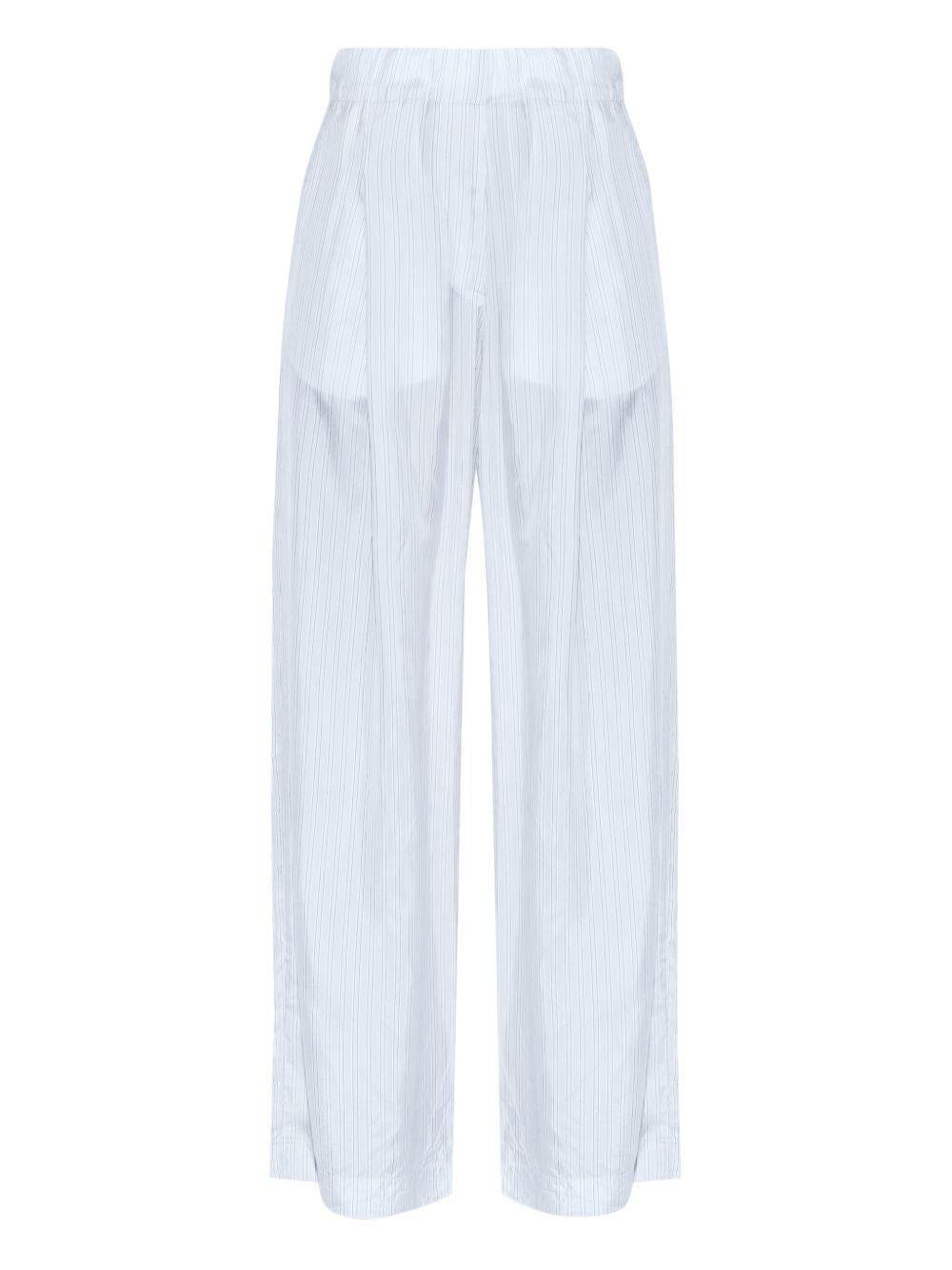 wide-leg trousers in striped twill 130909 3276514 DRIES VAN NOTEN