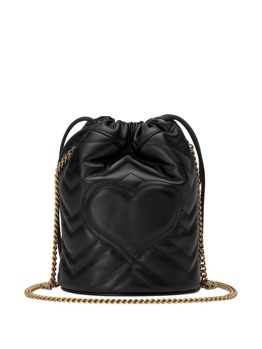 GG Marmont nano bucket bag<BR/><BR/> 575163 DTDRT1000 GUCCI