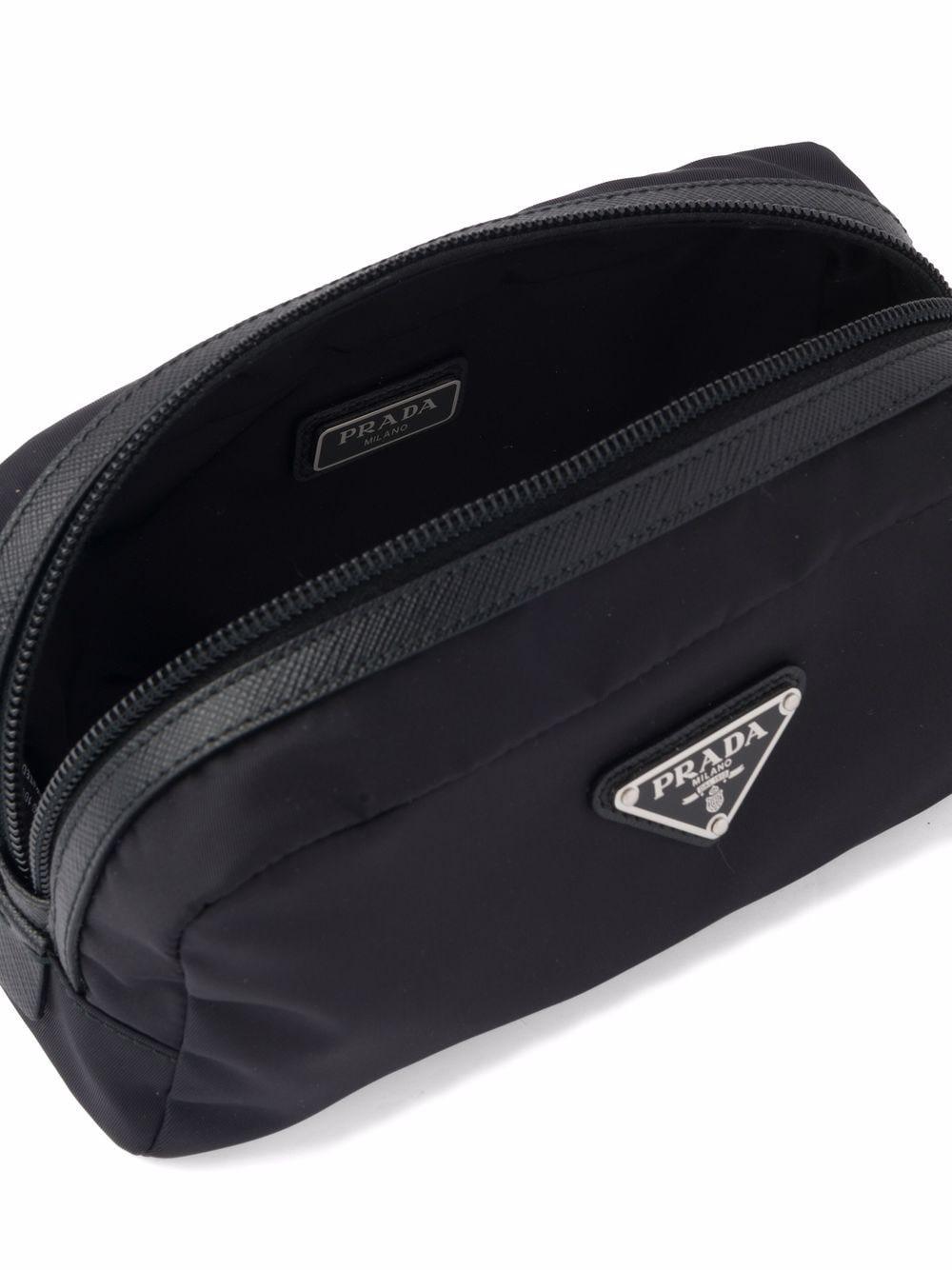 Logo plaque wash bag<BR/><BR/><BR/><BR/> 2NA045 2DMHF0002 PRADA
