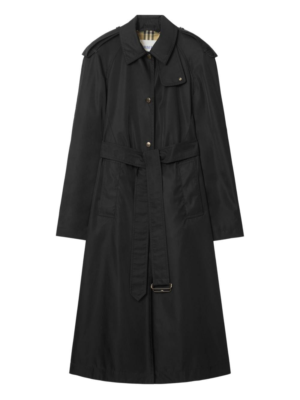 long Nylon Hooded Car Coat 8118730 A1189 BURBERRY
