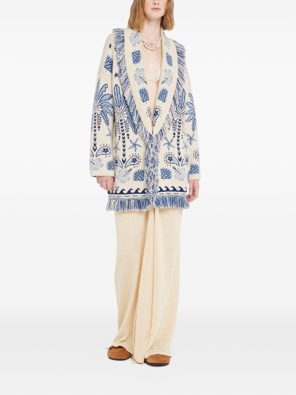 Echoes Of The Island Cardigan LWHB064R26KNI003 OF45 ALANUI