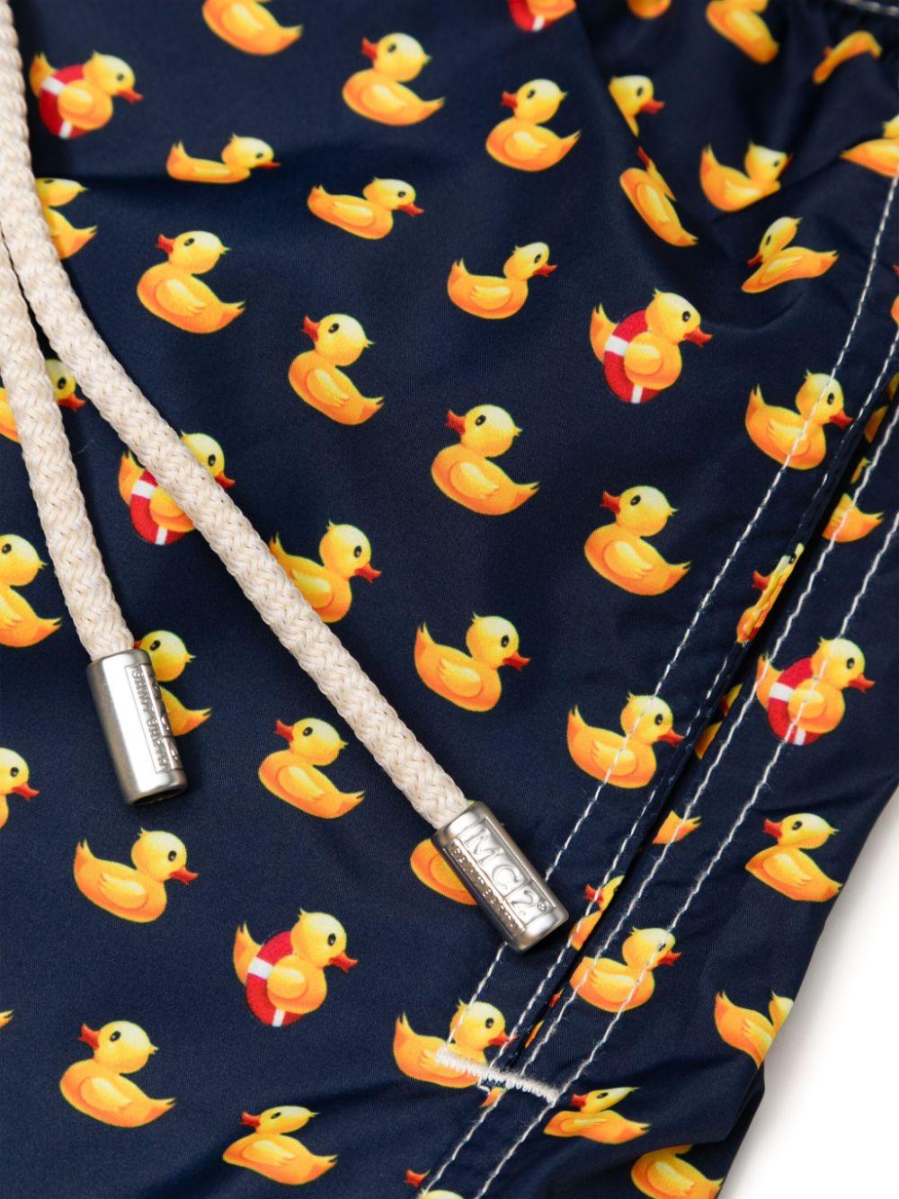 Lightweight swim shorts duck print<BR/> LIGHTING 01261FDUCKY 61 MC2 SAINT BARTH