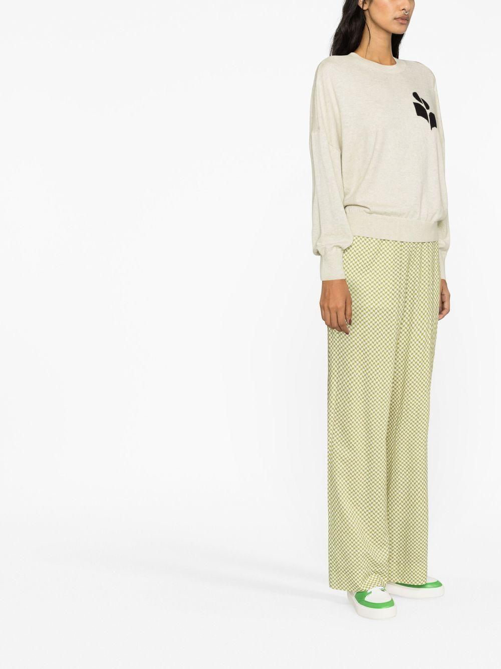 Logo-print wide-sleeved jumper PU0053FA A1X05E02LY MARANT ÉTOILE