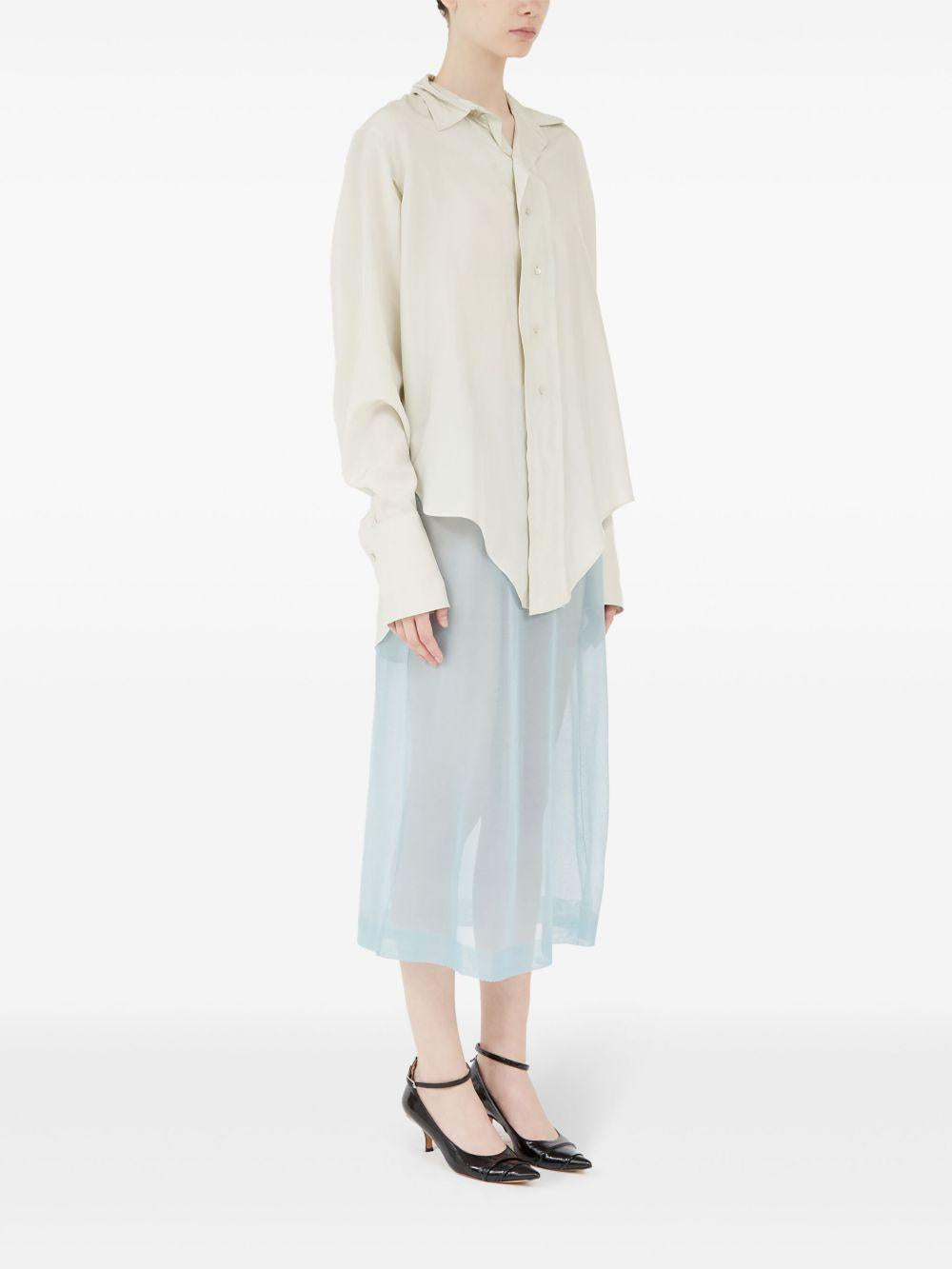 Long-sleeve buttoned shirt<BR/><BR/> S51DT0020 S76632729 MAISON MARGIELA