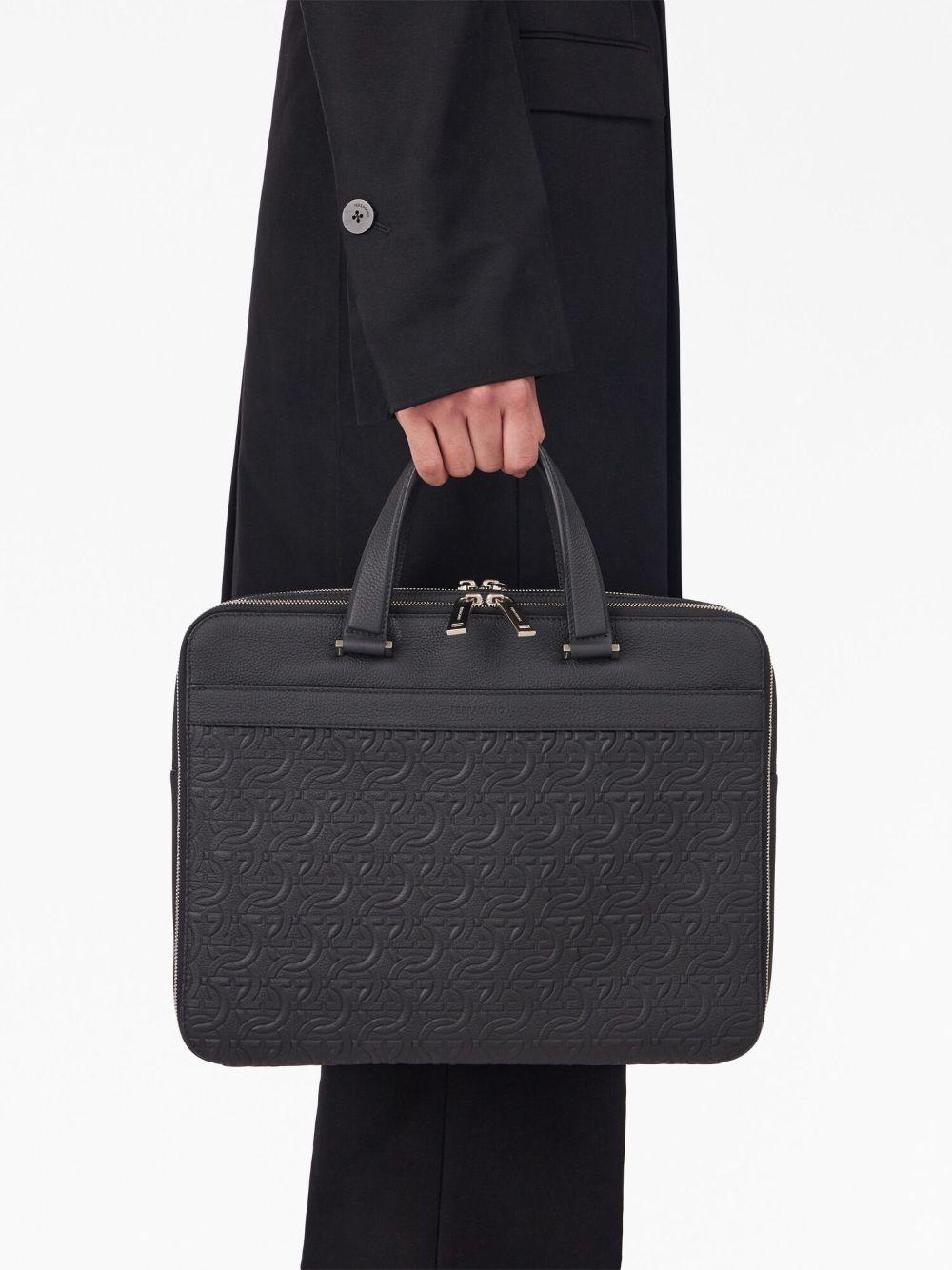 FERRAGAMO TRAV EMB BLO763369NERO