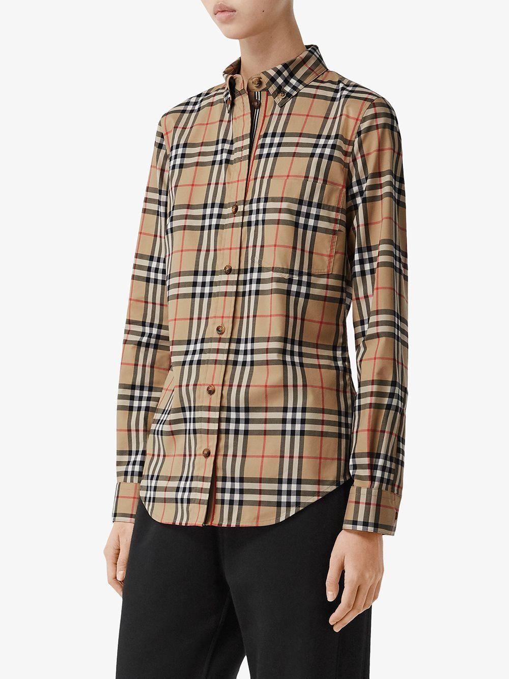 Vintage Check button-down shirt 8022284 ARCHIVE BEIGE BURBERRY
