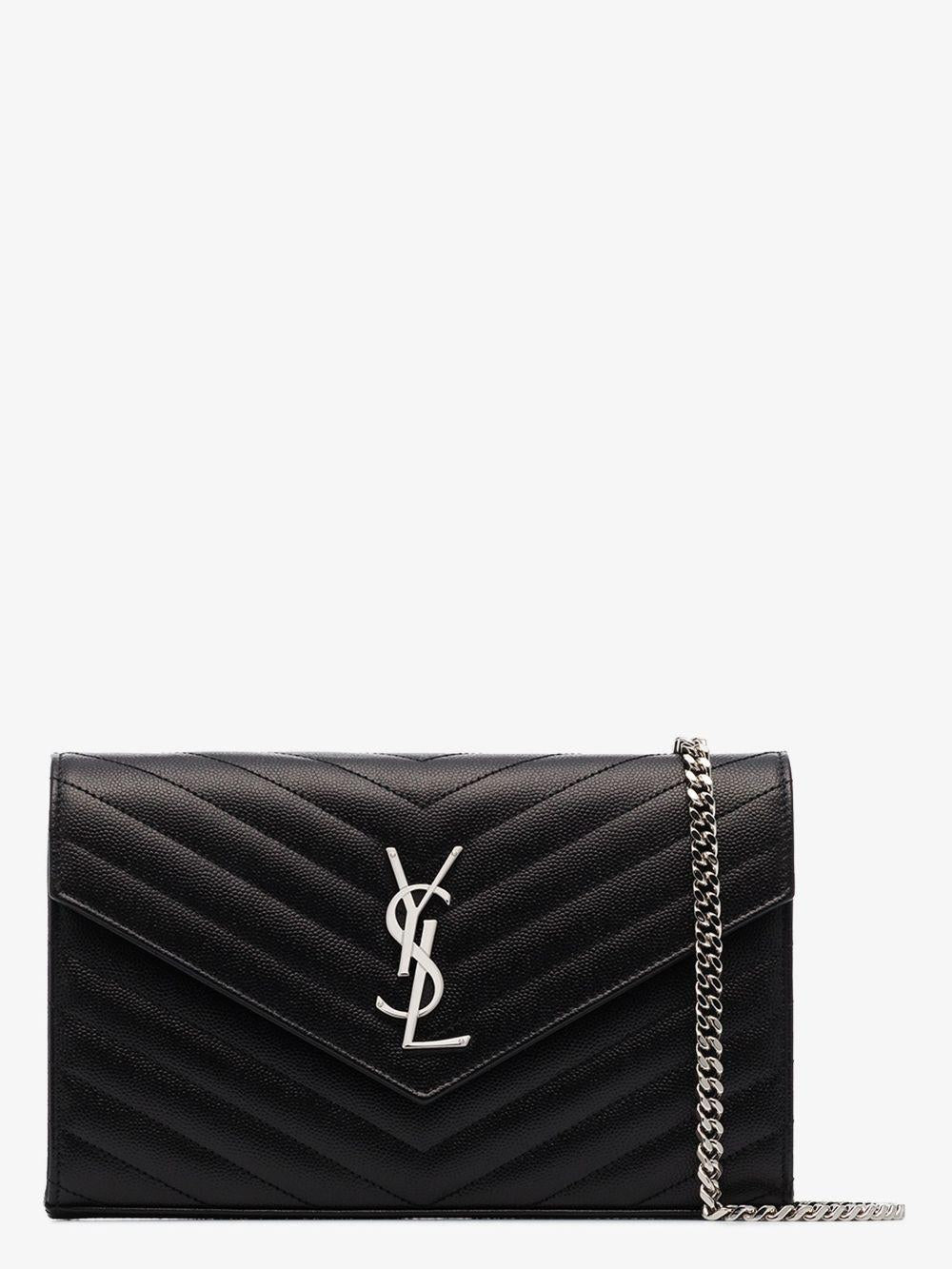 Cassandre chain wallet 377828 BOW021000 SAINT LAURENT