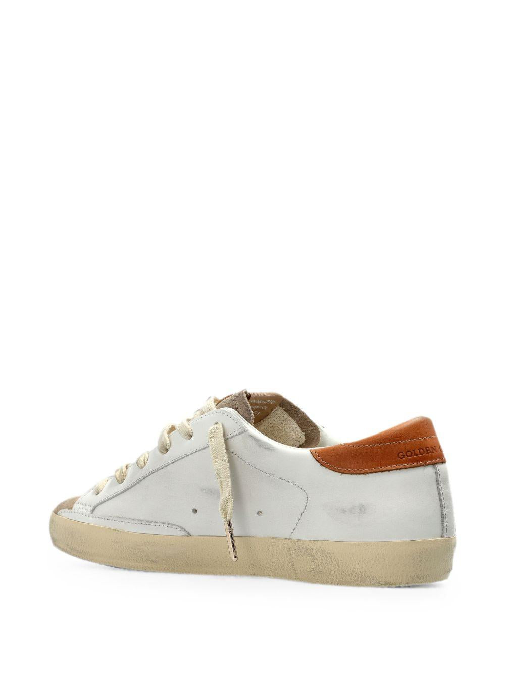 SUPER STAR LEATHER UPPER AND HEEL SUEDE TOE GLITTER STAR GWF00101 F00871912524 GOLDEN GOOSE