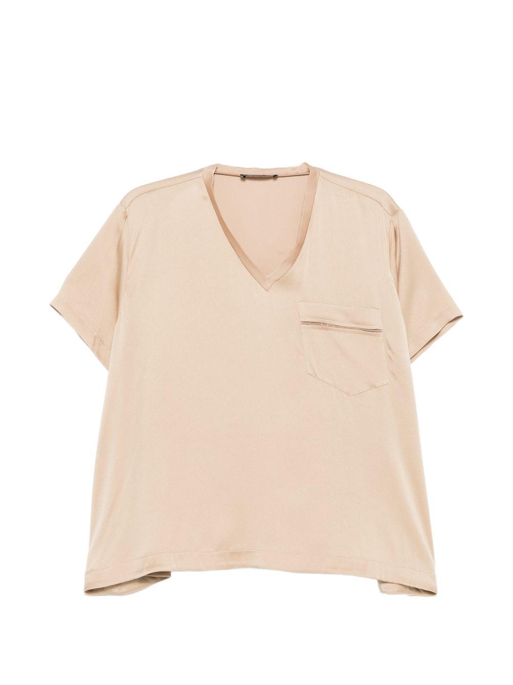 V-neck T-shirt TPD266F283L780 0157 FABIANA FILIPPI
