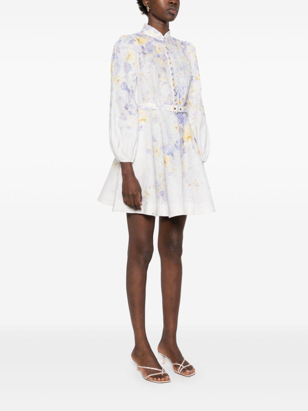 Crush mini dress<BR/><BR/><BR/> 9142DR251 LIF ZIMMERMANN