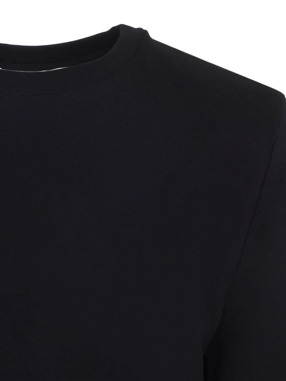 CARRINGTON PADDED SHOULDER TEE TSFS21180100 BLACK THE FRANKIE SHOP