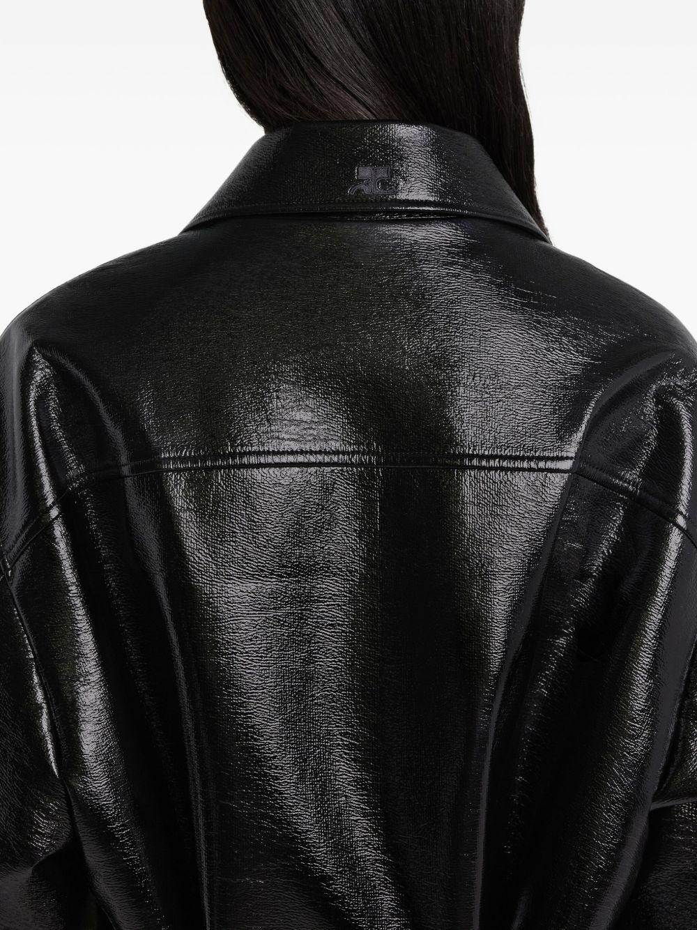 OVERSIZED VINYL JACKET 425CBL322VY0014 9999 COURRÈGES