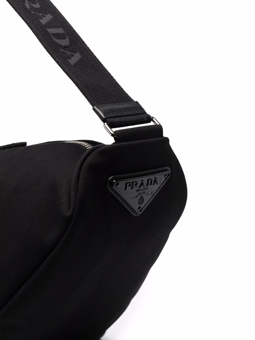 Black Triangle logo-embossed tote bag 010 V OLO 2VY007 F0002 PRADA