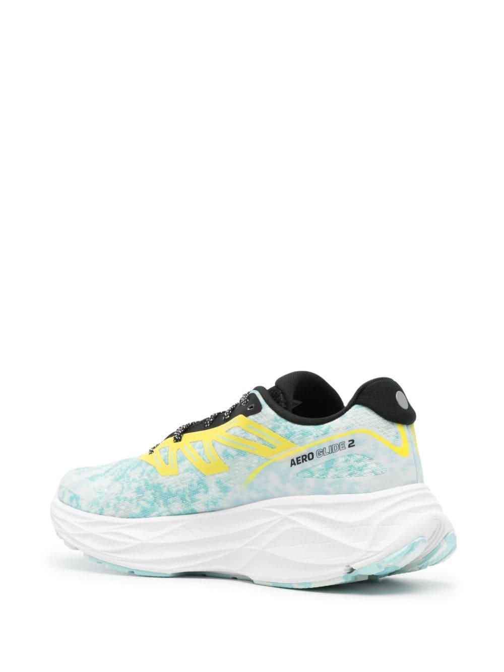 Aero Glide 2 running sneakers<BR/><BR/><BR/> L47426700 WHITE/SULPHR/TATURQ SALOMON