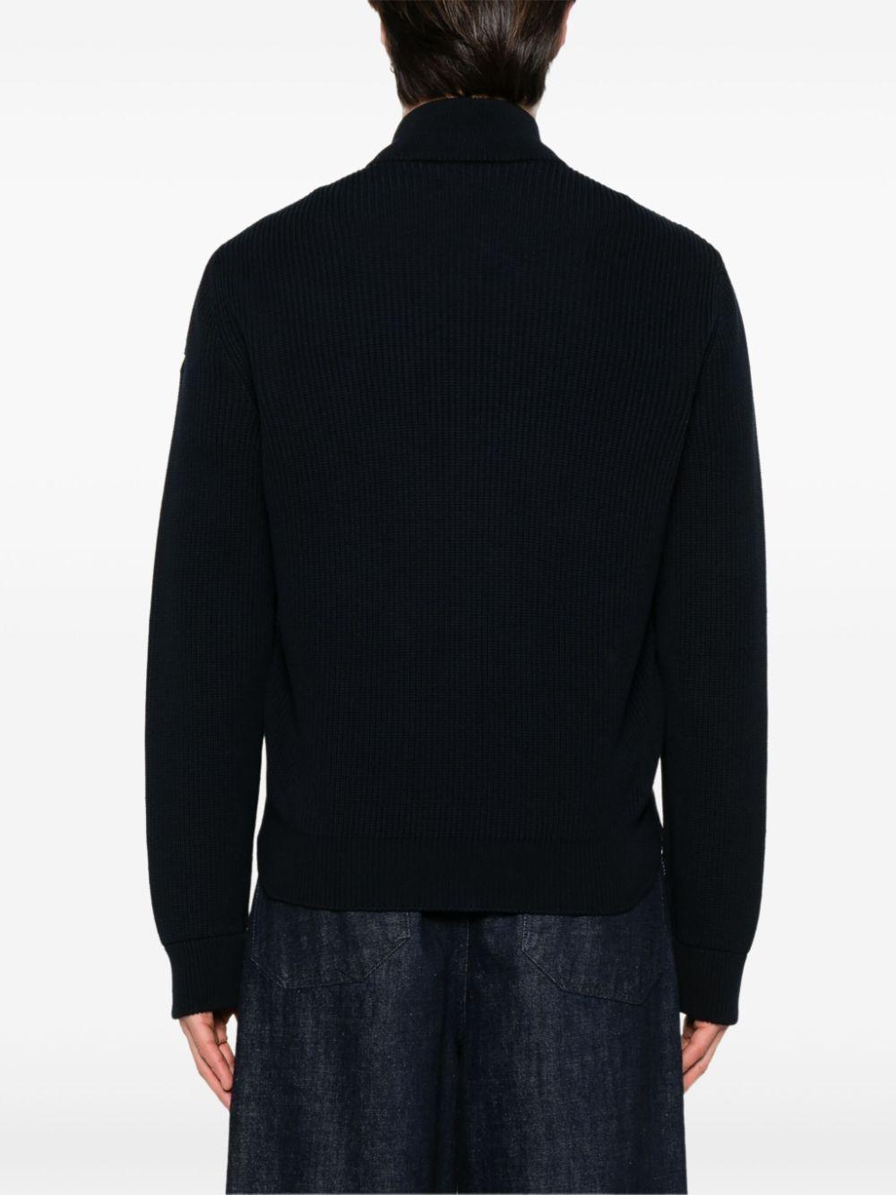 Padded cotton zip-up cardigan K10919B00006 M1367779 MONCLER