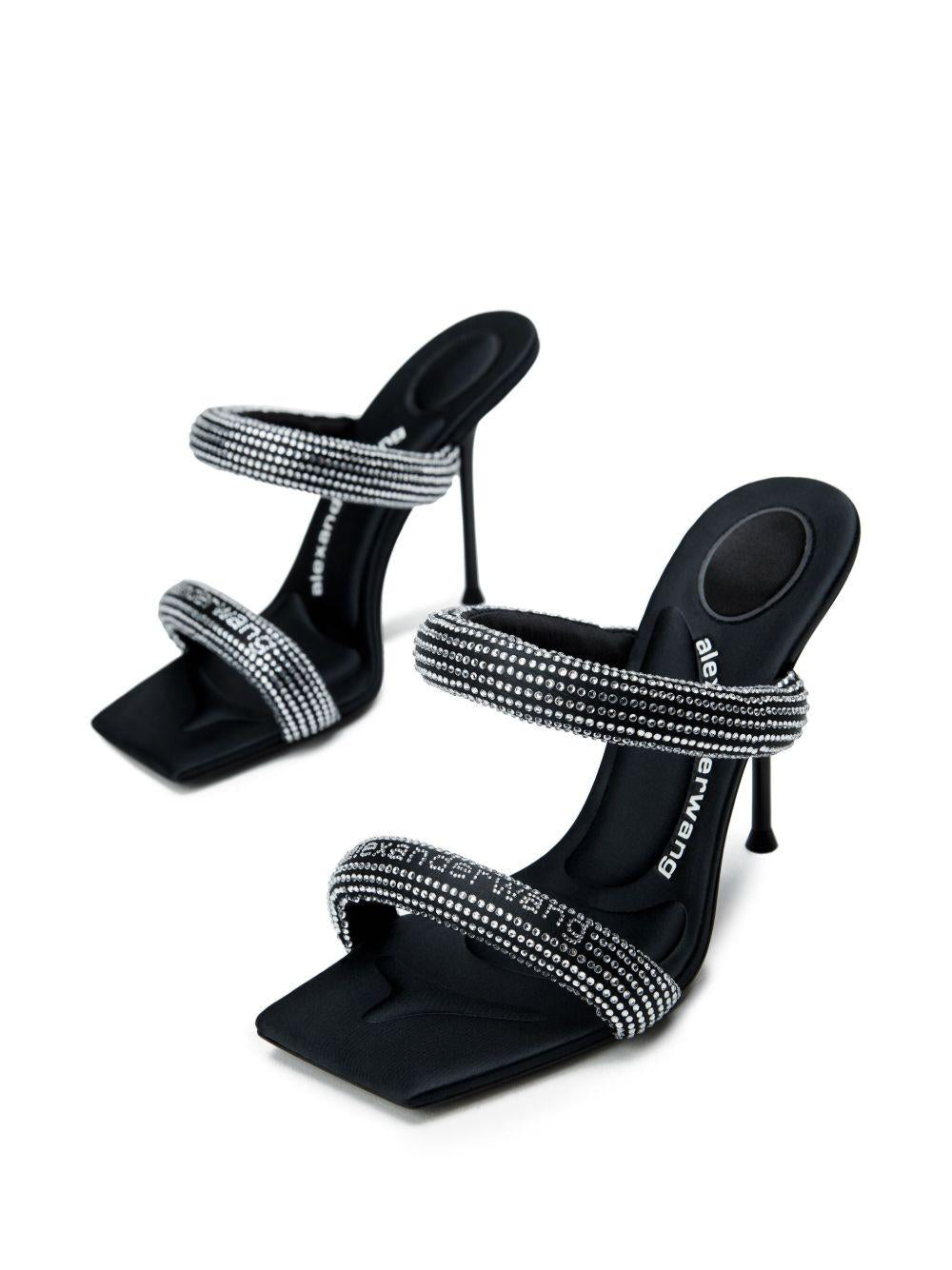 Crystal hotfix julie tubular sandals 30325S011 012C ALEXANDER WANG